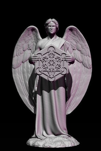 Imagen 2 de 3 de Arcángel Metatrón - Escultura