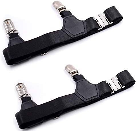 Phanping Sujeta Calcetines, Ajustable, Con Clips, 1 Par