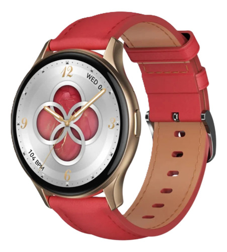 Reloj Inteligente R5 Para Mujer Compatible Con Iphone,xiaomi Dorado Rojo Lisa [rosa, Rojo, Verde]