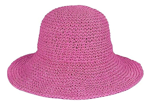 Sombrero De Paja Flexible, Plegable, Plegable, De