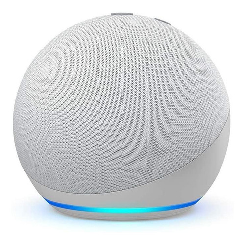 Imagen 1 de 4 de Amazon Echo Dot 4th Gen con asistente virtual Alexa glacier white 110V/240V