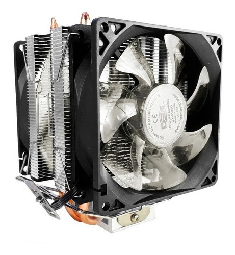 Cooler Duplo Cpu Dual Fan Pc Intel Amd 775 1151 1155 Am3 Am4