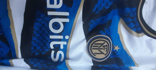 Playera Jersey Inter De Milán Blanco Visita Víbora 