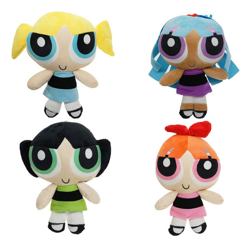 4pcs The Powerpuff Girls Peluche Muñeca Cumpleaño Regalo