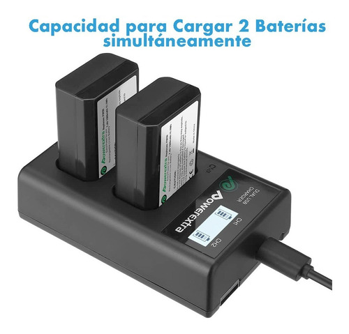 Cargador Usb Mas 2 Baterías Np-fw50 Sony Alpha 7 A7 A3000 A5