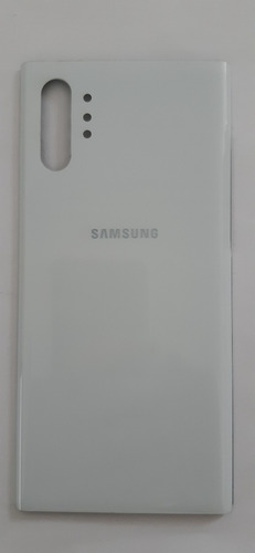 Tampa Traseira Galaxy Note 10 N975 Plus Branc Vidro 100% Nov