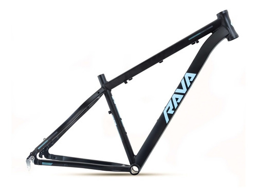 Quadro Rava New Pressure 2021 17 Preto/azul Mtb 29 Alumínio