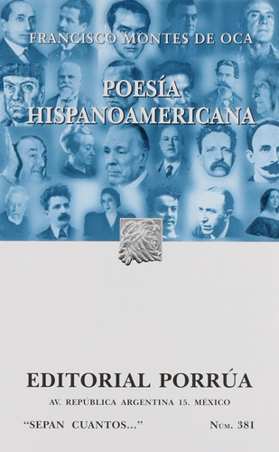 Libro # 381. Poesia Hispanoamericana Nuevo