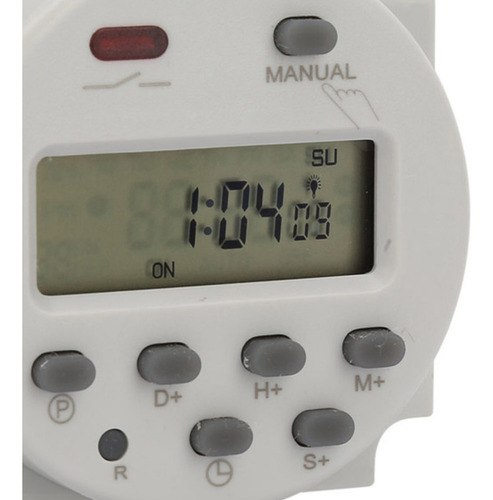 For Interruptor Temporizador Programable 7 Días 1s~168h 5va