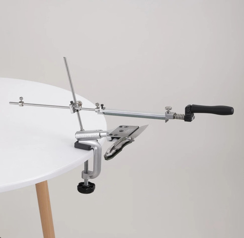 Afilador de cuchillos profesional Ruixin soporte Filoshark color plateado