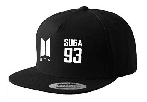 Gorra Plana Snapback Bts - Kpop - Suga - Jimin - Jin 