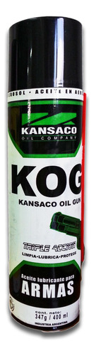 Lubricante En Aerosol Para Armas Kog Kansaco