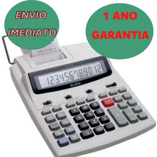 Calculadora Elgin Mr 6125 -frete Grátis - 12 Vezes Sem Juros