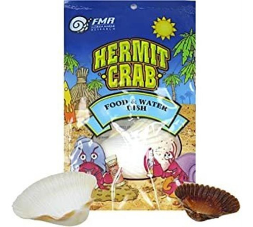 Hermit Crab Hábitat Suministros Pack De Dos Cuencos De Ag