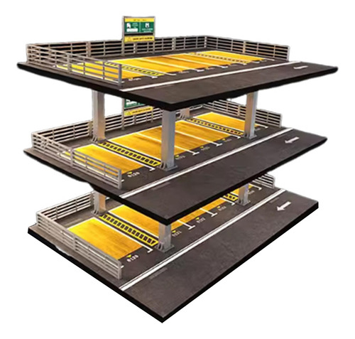 1/64 Diecast Modelo Car Organizer Garage Diorama Display