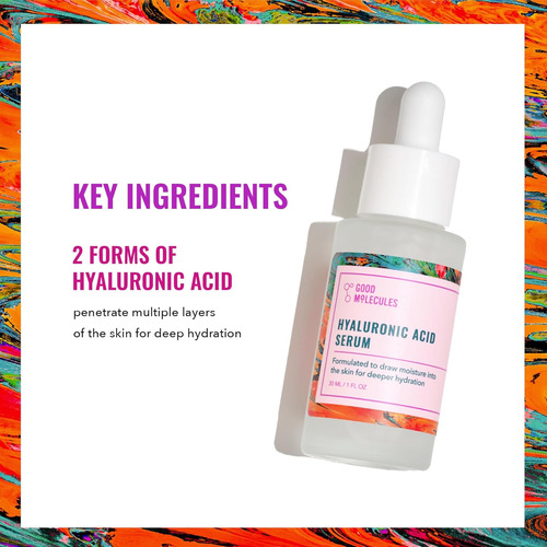 Good Molecules Suero De Ácido Hialurónico - Fórmula Hidratan