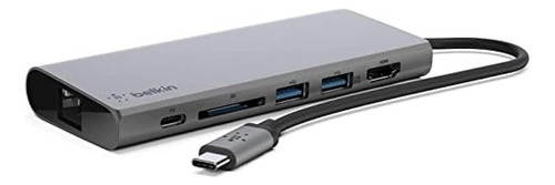 Hub Usb C A Usb 3.0 Usb 2.0 Usb C Hdmi Ethernet Sd Belkin