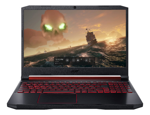 Notebook gamer  Acer Aspire Nitro 5 AN515-54 black 15.6", Intel Core i5 9300H  8GB de RAM 256GB SSD, NVIDIA GeForce GTX 1050 1920x1080px Windows 10 Home