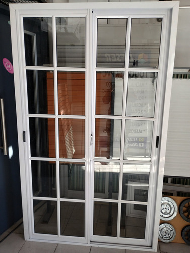 Ventana Vidrio Repartido 120x200 Blanco