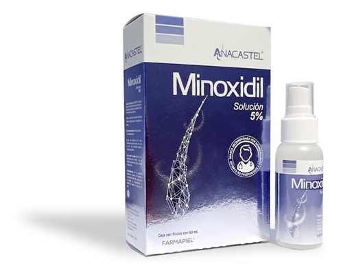 Minoxidil 5% Solución Caída Del Cabello 60 Ml