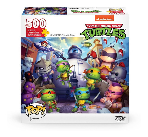 Funko Games! Puzzle De 500 Pcs Tortugas Ninja