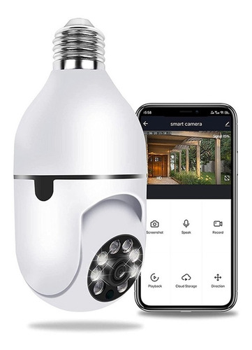 Imagen 3 de 9 de Camara De Seguridad Wifi Inteligente Full Hd 1080p Fralugio