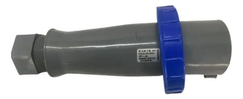 Plug Macho 2p+t 63a 220/240v 6h Azul Ip67 Brasikon Steck