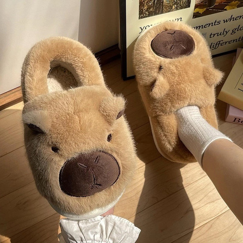 Pantuflas Capibara Carpincho Importada Kawaii Animadas