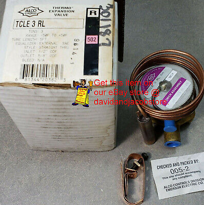 Thermo Expansion Valve, -50f To +50f. 5ft Long Tube. Tcl Ssc