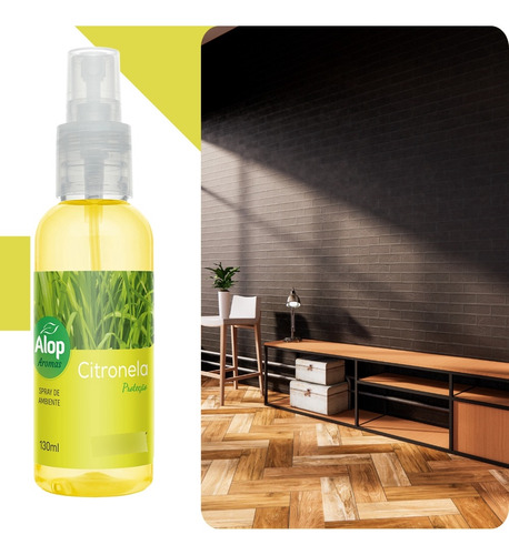 Spray De Ambientes E Tecidos 130 Ml Citronela Alop