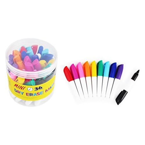 36 Pcs Mini Dry Erase Markers, Whiteboard Markers, Mark...