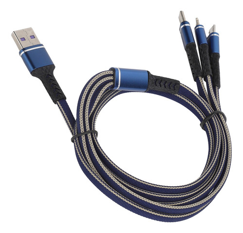 Cable De Carga Múltiple 3 En 1, Cargador Tipo C/para Ios/mic