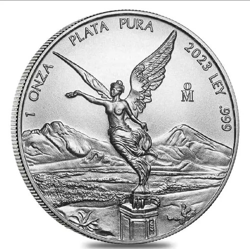 Moneda Mexico Libertad 1 Onza Troy Plata 2023 Silver 999