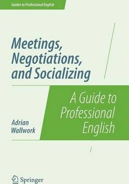 Libro Meetings, Negotiations, And Socializing - Adrian Wa...