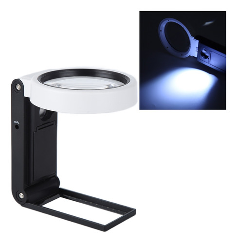 Lupa Con Luz Led Lentes Con Lupa Lupas De Aumento 25x 6x