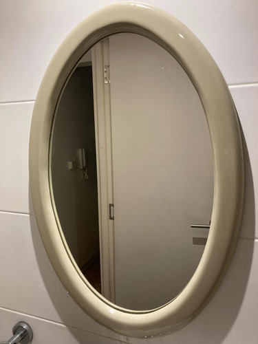 Espejo Ovalado Marco De Madera