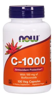 Vitamina C 1000mg Now Foods 100 Caps - Importado Eua