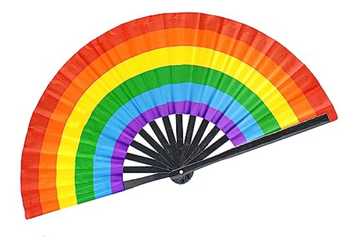 Abanicos  Sojourner Bags Rainbow Rave Fan - Abanico De Festi