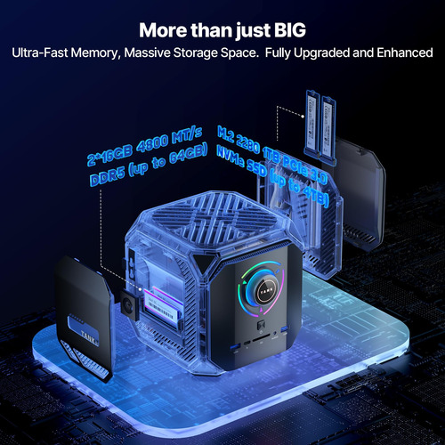 Pc De Juegos Acemagic Tank03 I7 12700h 32gb 1tb Rtx 3060