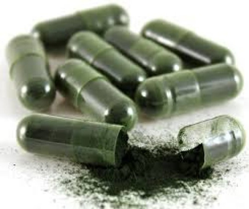 Frasco-60 Capsulas De 500mg Spirulina Organica (espirulina)