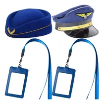 Comprar Nuevo (h) Gorro De Azafata+bufandas+gafas De
