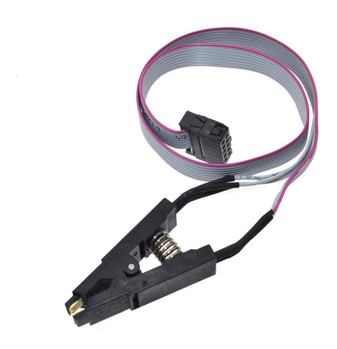 Pinça Clip Para Gravador Eeprom Soic8 Sop8 + 2 Adaptadores