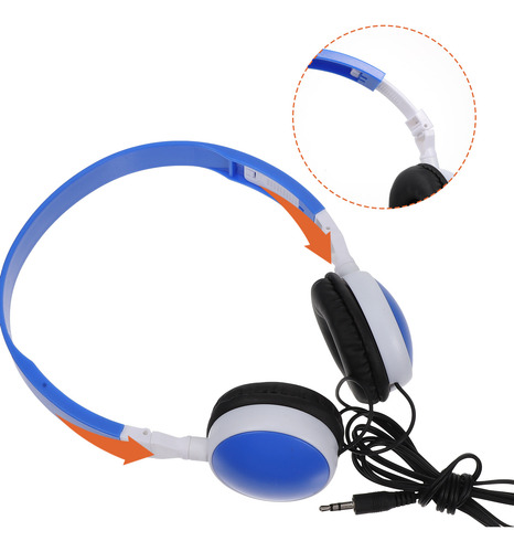 Auriculares Plegables De 1 Pieza, Montados En La Cabeza, Con