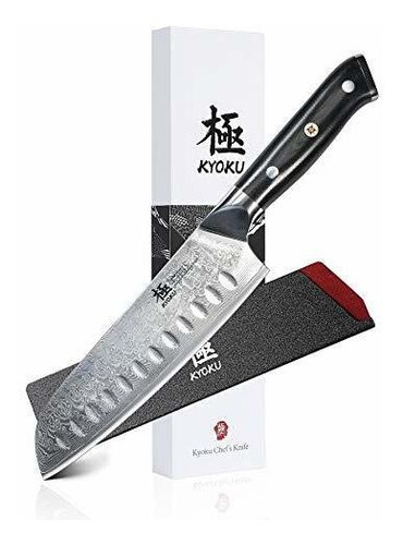 Kyoku Damasco Chef Cuchillo De 79 En Sabana Y Estuche  Acero