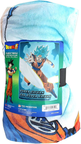 Dragon Ball Super Goku Manta De Lana Azul Super Saiyan ... | Cuotas sin  interés