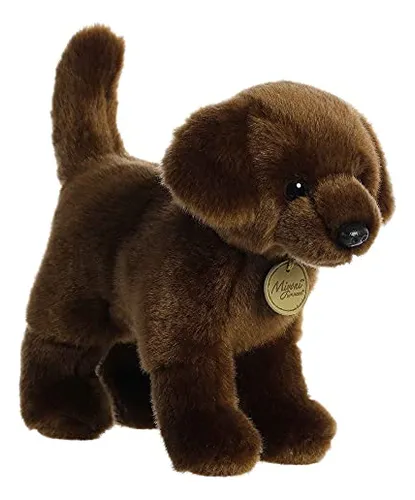 Pbs Aurora, Peluche De Labrador Chocolate De 10