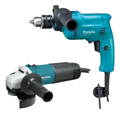 comprar Kit Rotomartillo 1\u002F2 +esmeriladora 4 1\u002F2 Makita Mtk0003b 093 Color Turquesa Frecuencia 60Hz