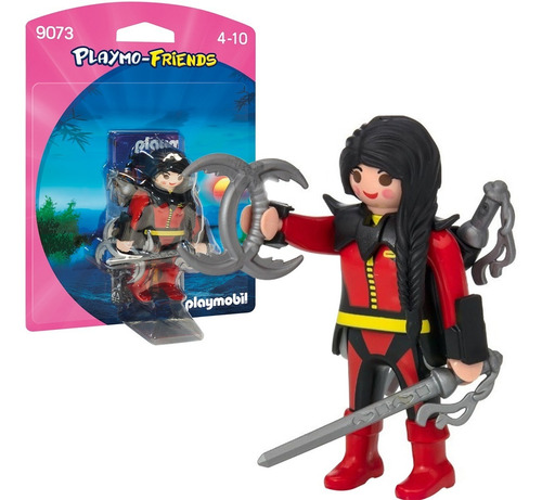 Playmobil Guerrera Personaje Playmofriend Con Accesorios