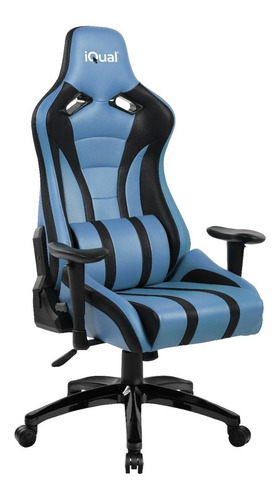 Imagen 1 de 2 de Silla Butaca Gamer Iqual 13hq Reclinable Almohadon Pc Cuotas