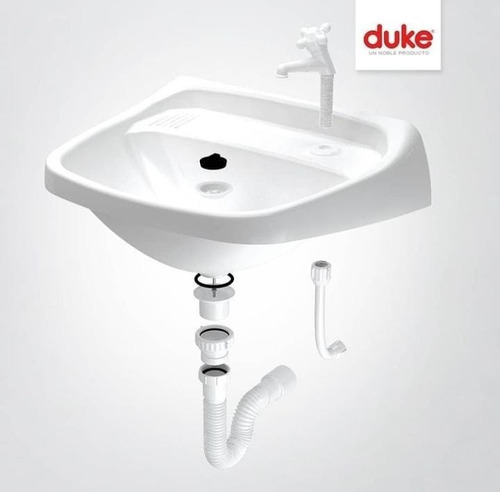 Imagen 3 de 5 de Lavatorio Set Full Baño Duke Pvc Plástico Reforzado